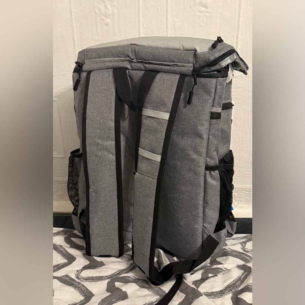 Gray and Blue Backpack - Picture 3 of 6